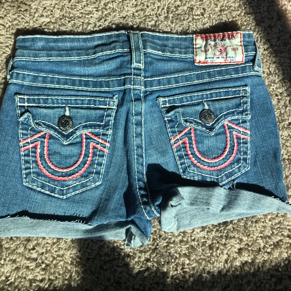 tru religion jean shorts